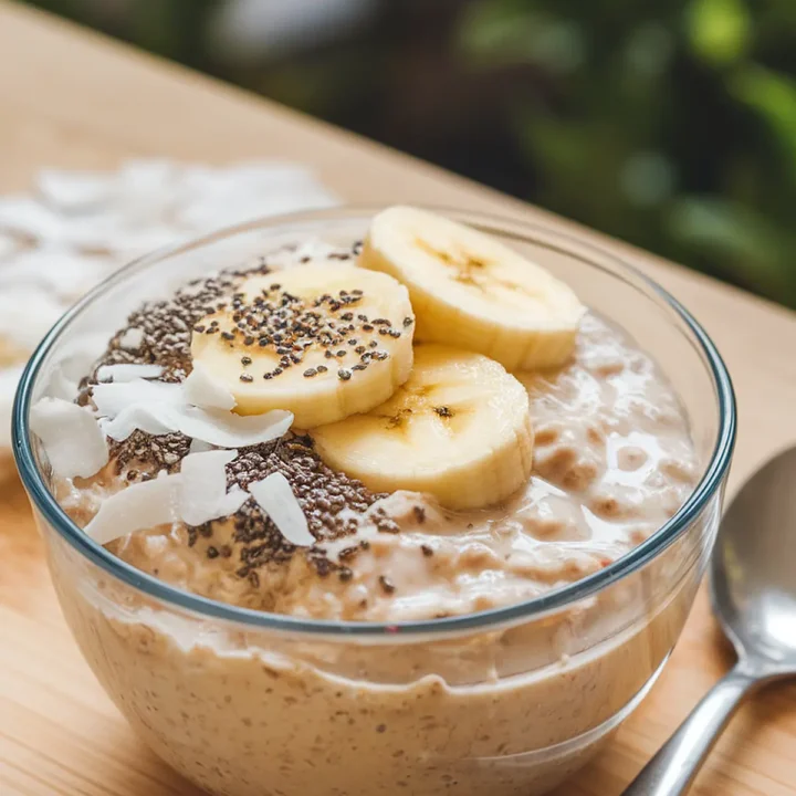 Coconut Banana Overnight Oats