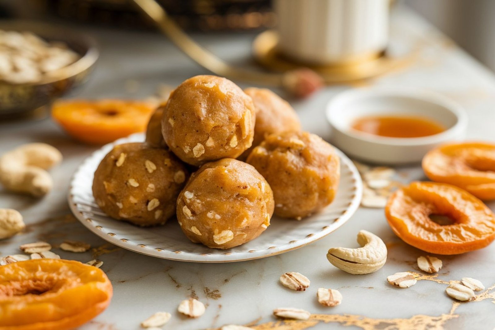 NO BAKE APRICOT ENERGY BALLS