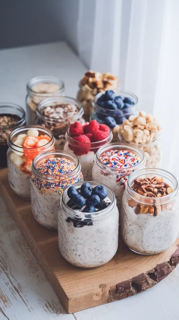 Dessert inspired overnight oats