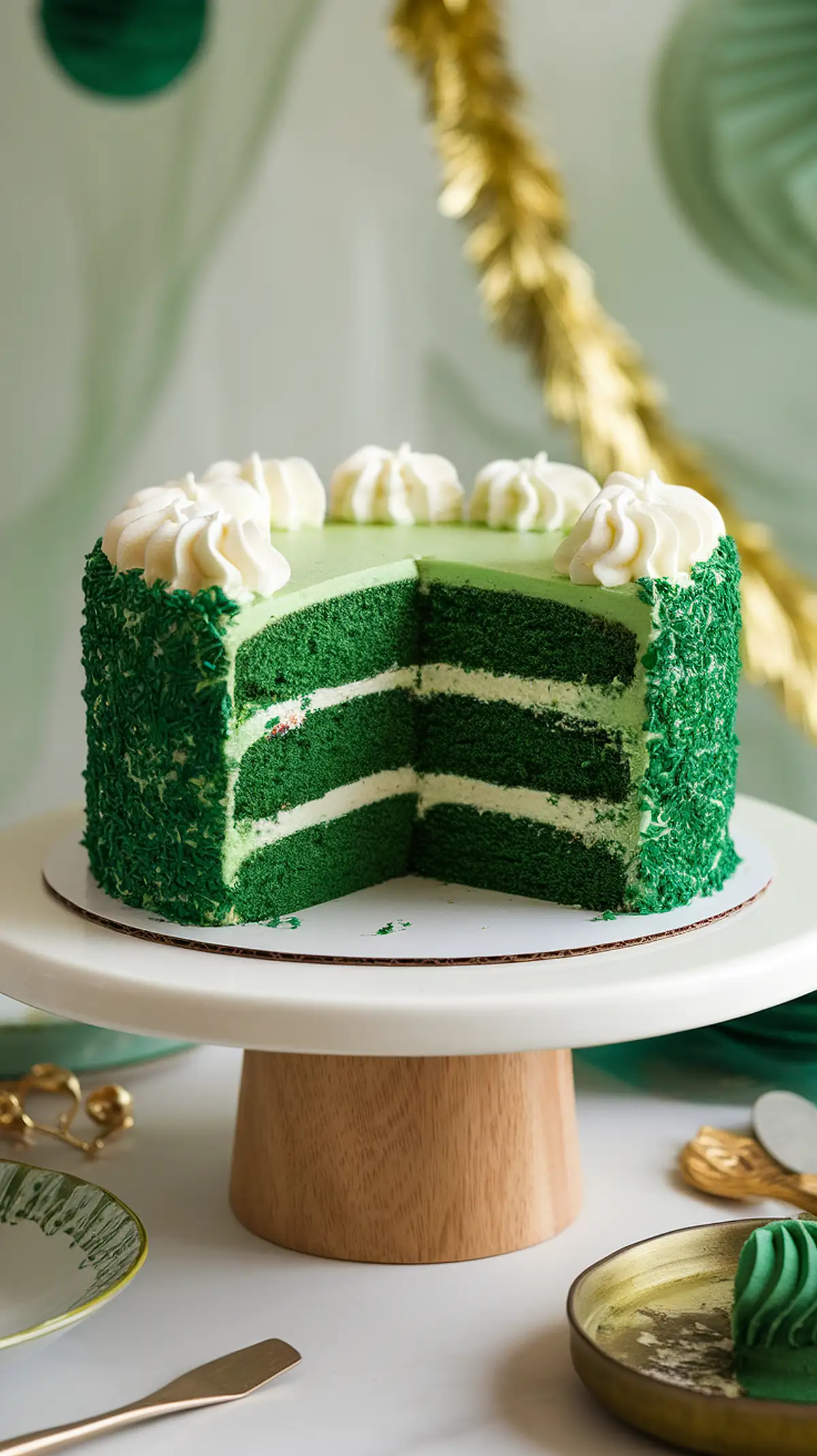 Green velvet cake recipe