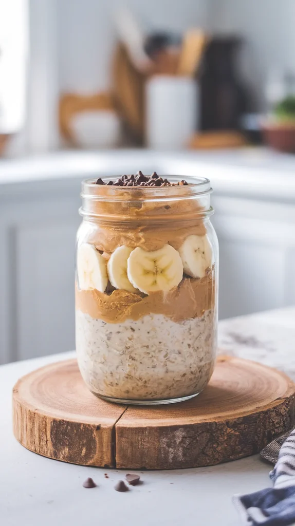 Chunky Monkey Overnight Oats recipe