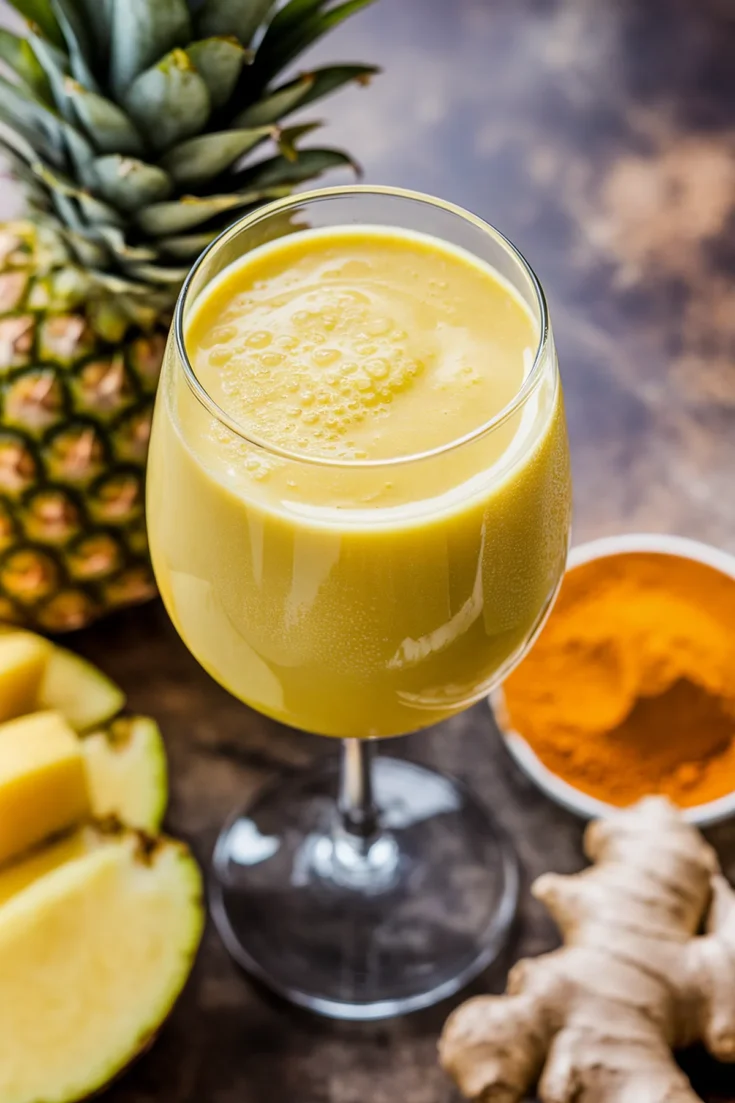 Turmeric and ginger smoothie
