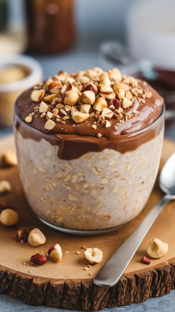 the best Nutella overnight oats
