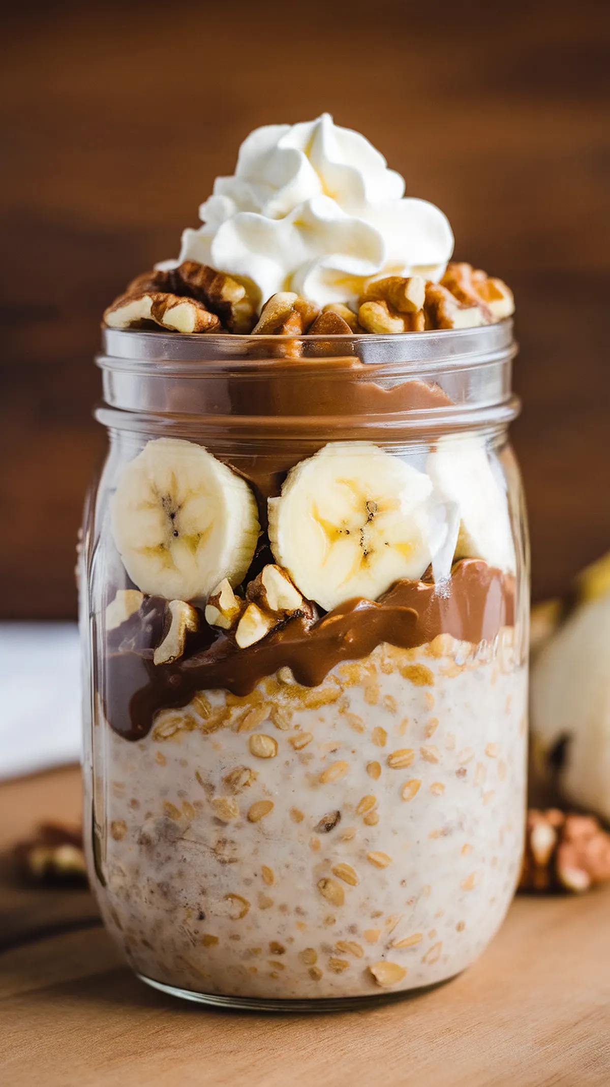 Nutella overnight oats recipe
