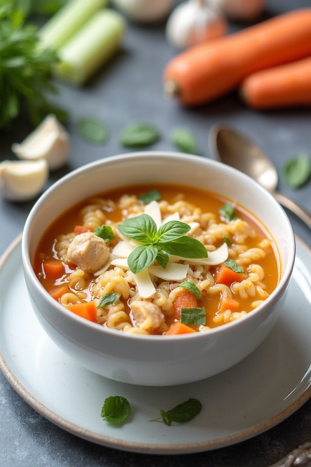 chicken and orzo soup