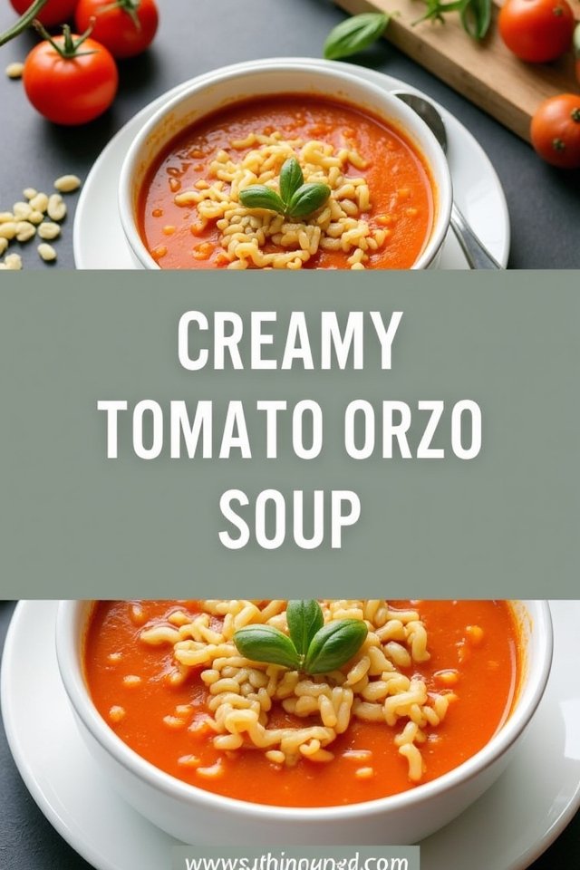 creamy tomato orzo soup