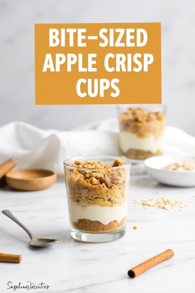 crispy apple phyllo desserts