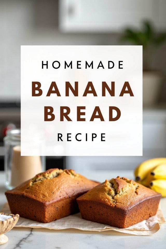 delicious homemade banana bread