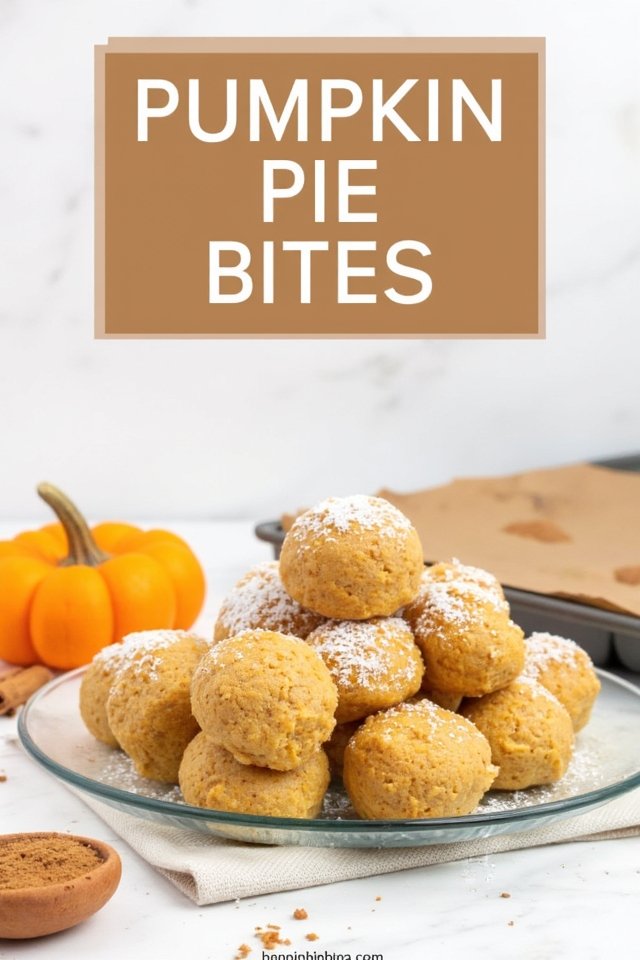 delicious pumpkin pie bites