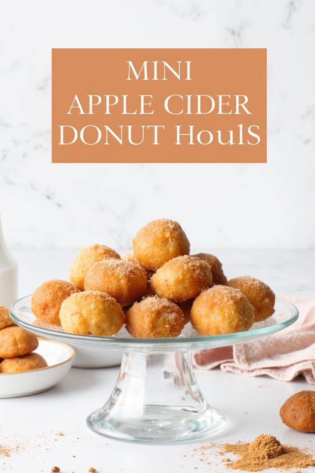 irresistible mini cider donuts