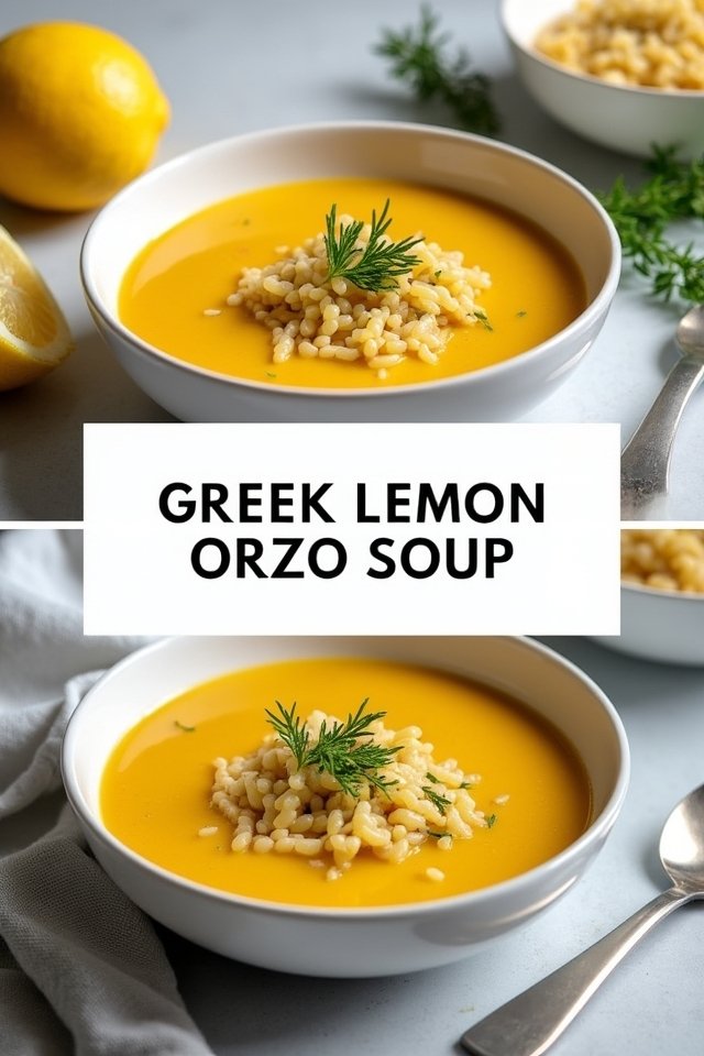 lemon orzo soup recipe