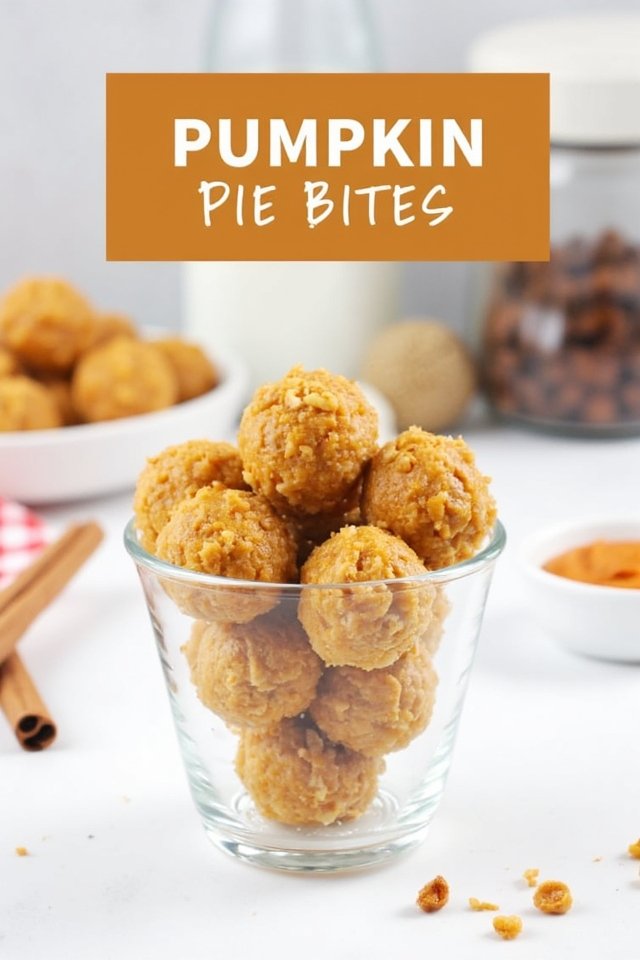 mini pumpkin pie bites