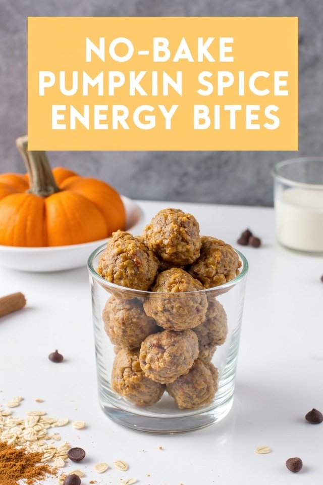 pumpkin spice energy bites