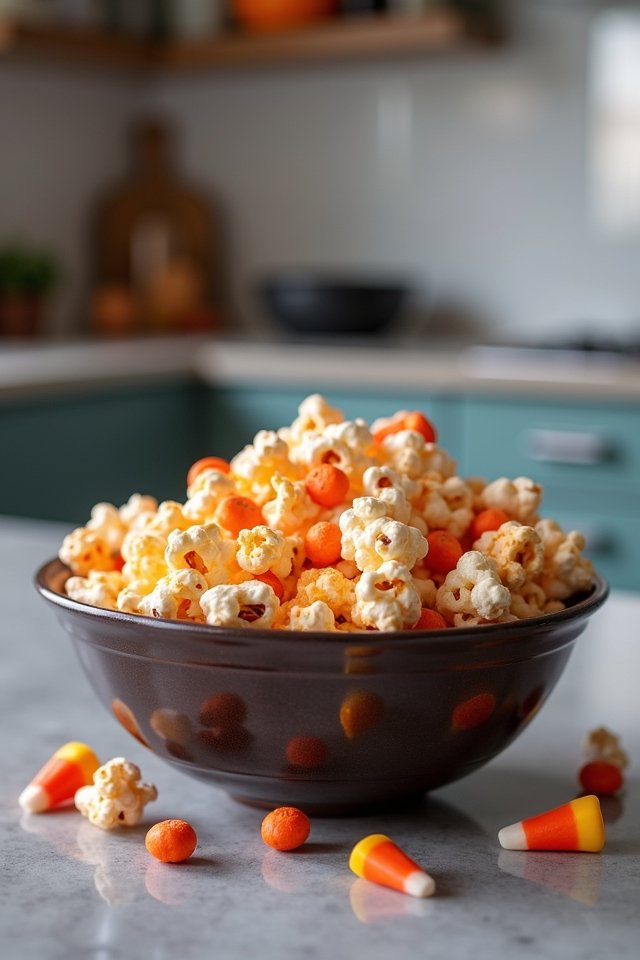 sweet flavored popcorn treat