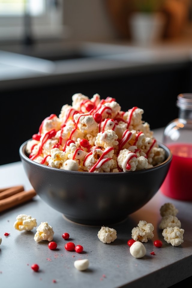 vampire themed popcorn snack