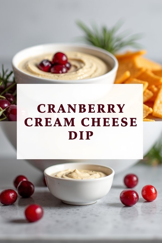 cranberry cheese dip
