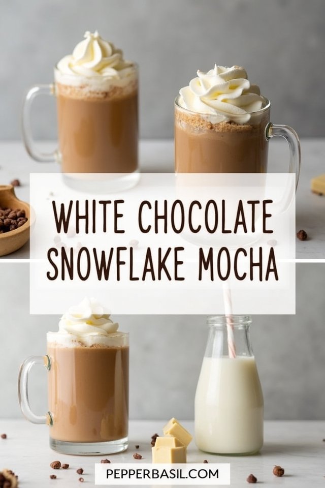 creamy white chocolate mocha