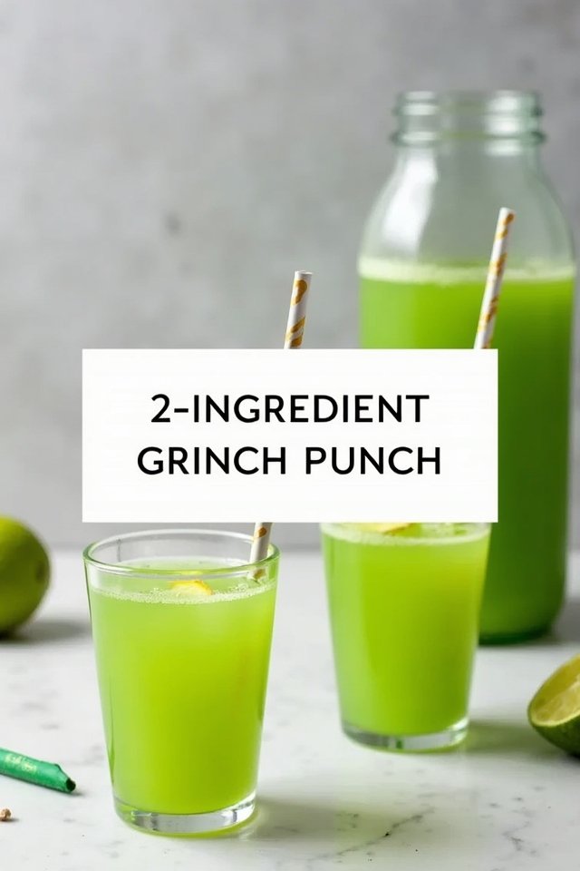 enjoy grinch punch immediately