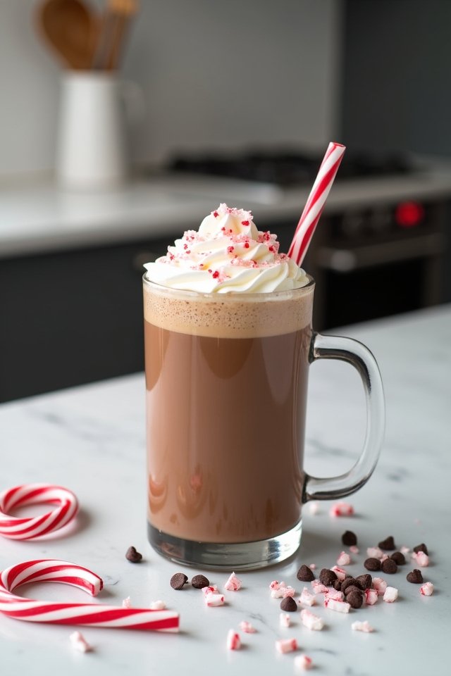 festive minty coffee treat