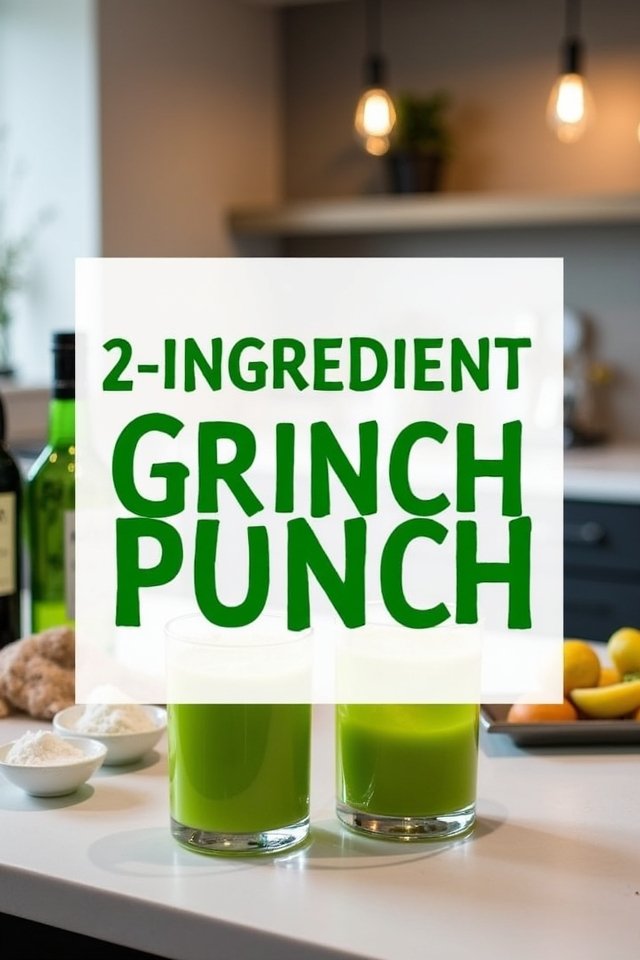 2-INGREDIENT GRINCH PUNCH