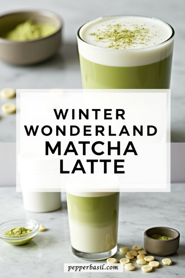 Winter Wonderland Matcha Latte