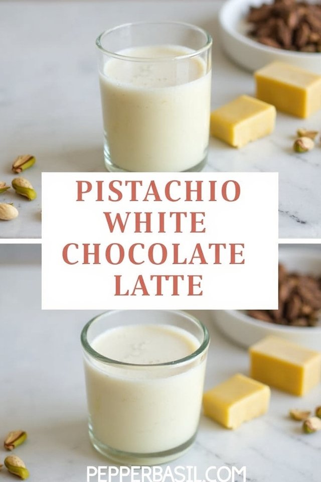 Pistachio White Chocolate Latte
