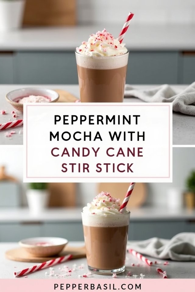 peppermint mocha holiday treat