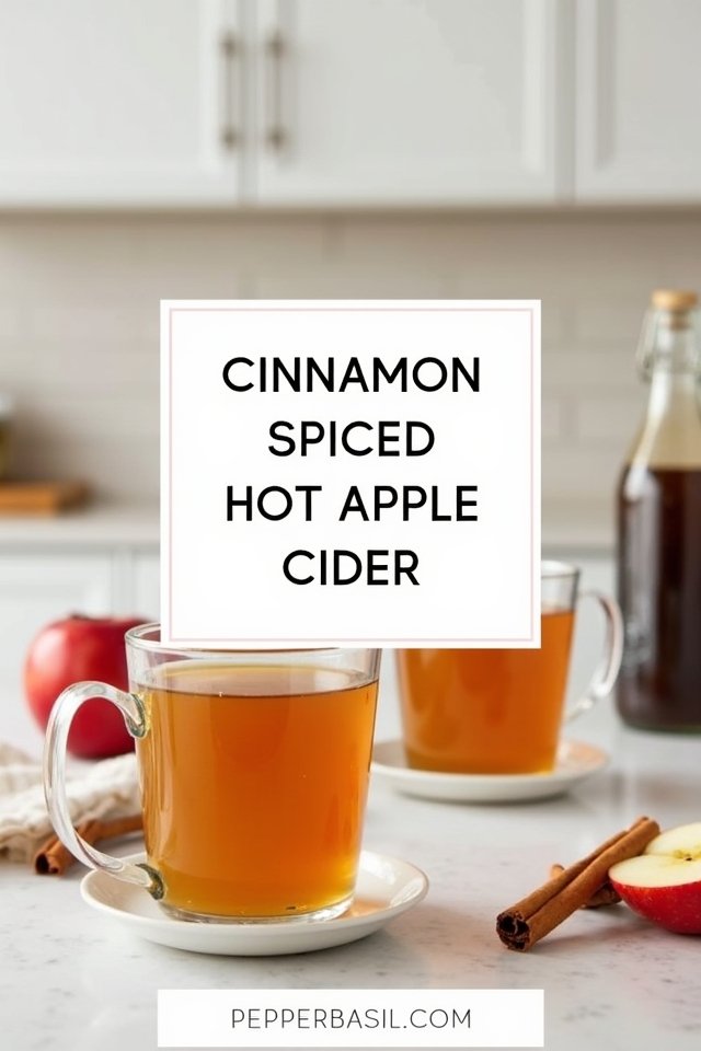 Cinnamon-Spiced Hot Apple Cider