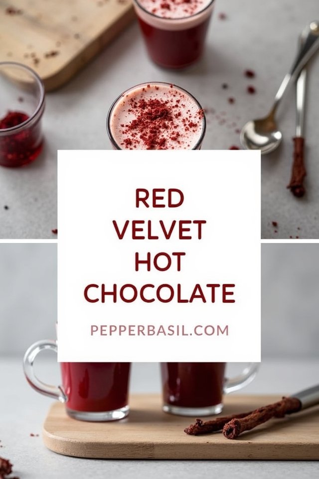Red Velvet Hot Chocolate 