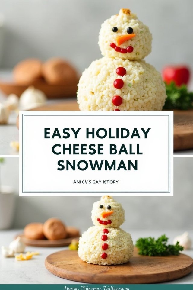 Easy Holiday Cheese Ball
