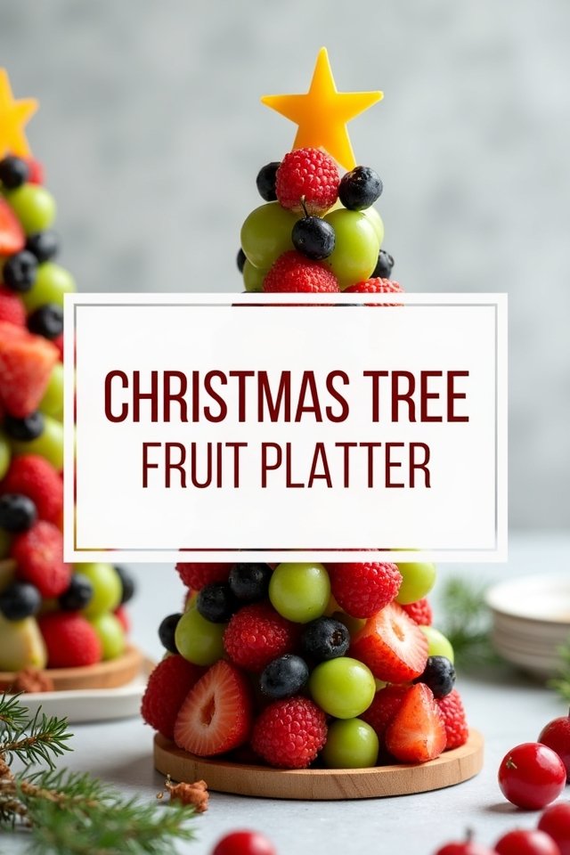 Christmas Tree Fruit Platter