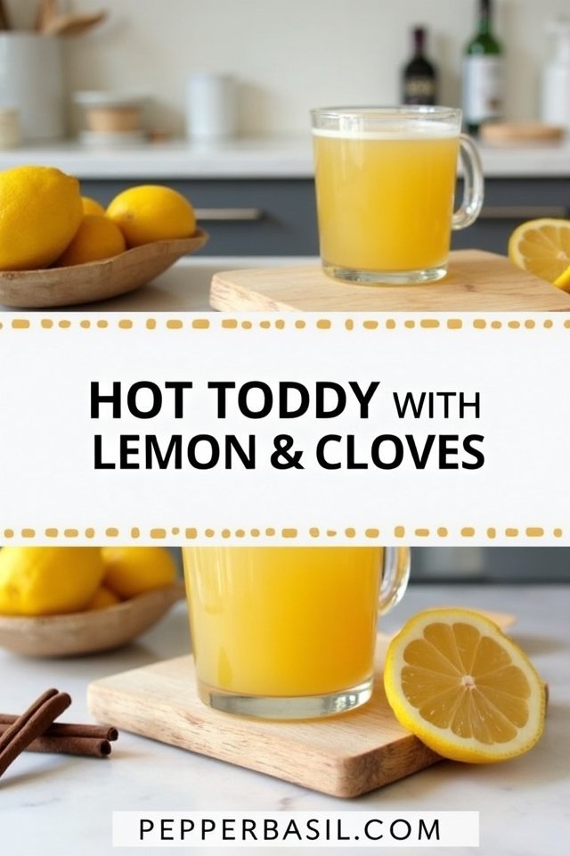 warm whiskey lemon drink