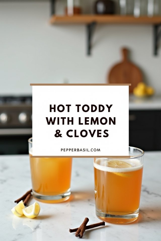 Hot Toddy With Lemon & Cloves
