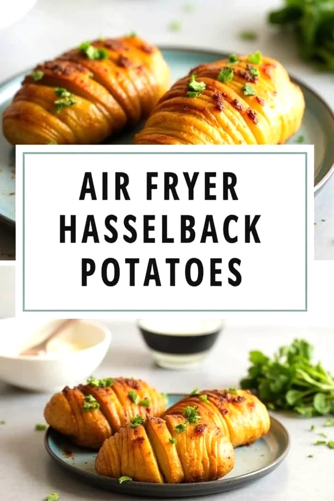 Air Fryer Hasselback Potatoes