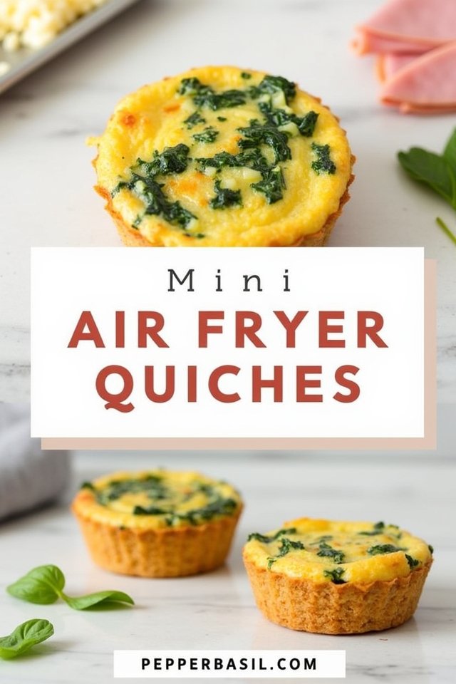 air fryer mini quiches