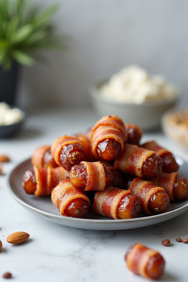 bacon wrapped dates in air fryer
