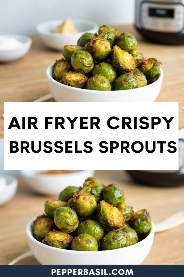 air fryer crispy brussels sprouts