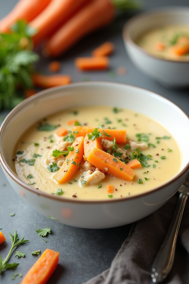creamy gluten free chicken soup