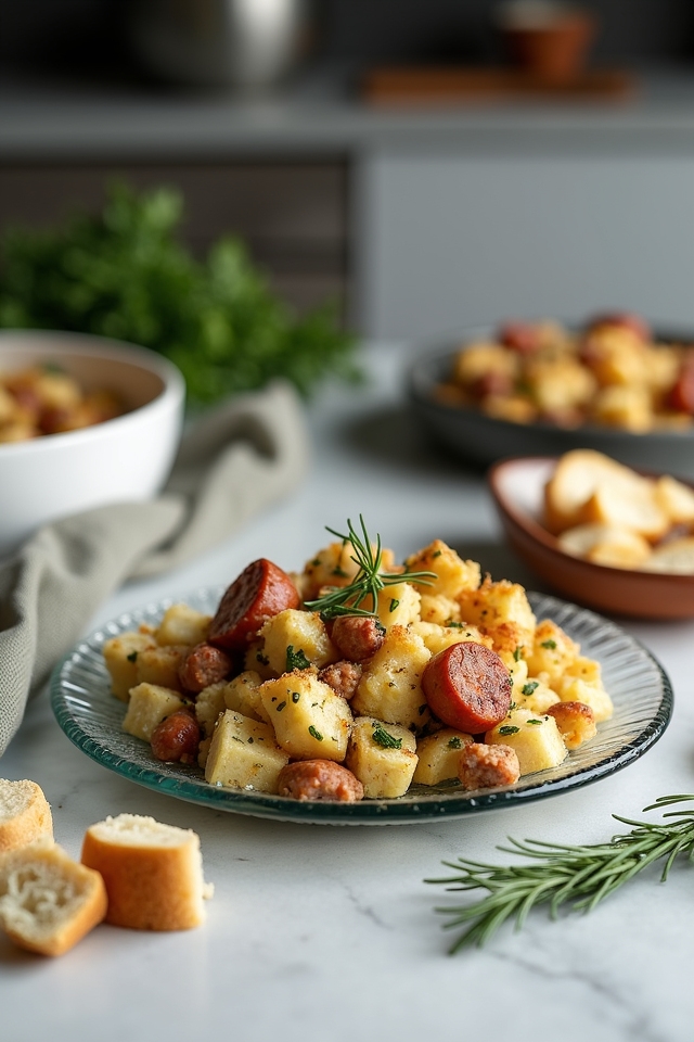 herb infused sausage stuffing recipe