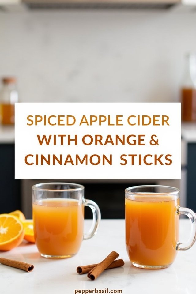 Cider with orange