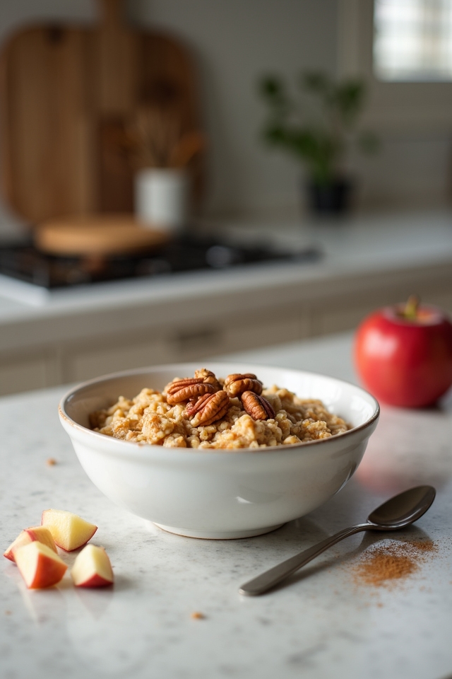 warm gluten free apple oatmeal