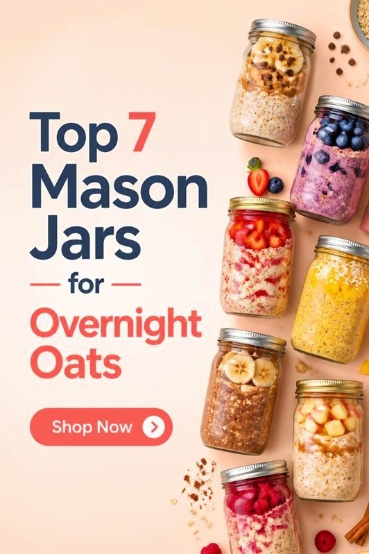 Discover the top 7 mason jars for delicious overnight oats. Shop now for the perfect meal prep solution!