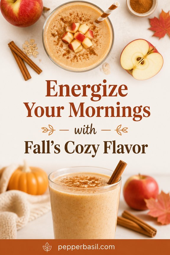 apple cinnamon fall smoothie