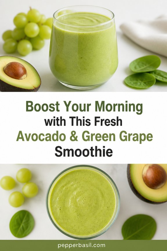 avocado green grape smoothie