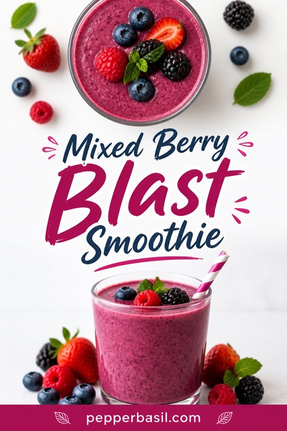 berry banana yogurt blend