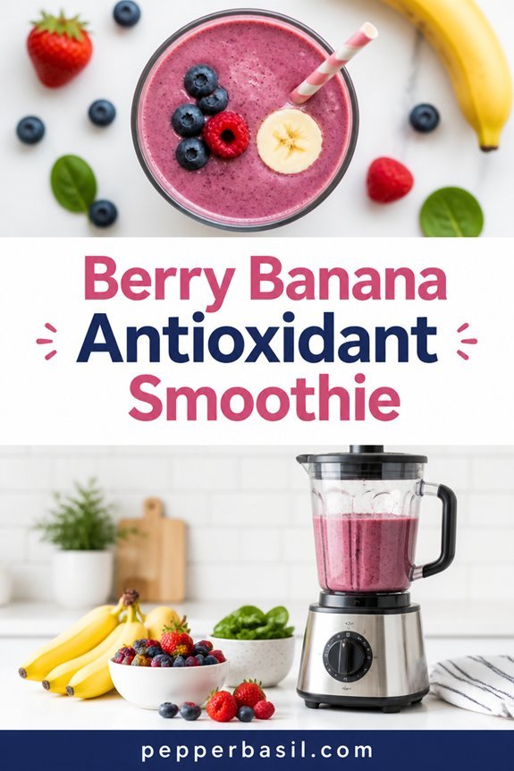 berry smoothie with honey