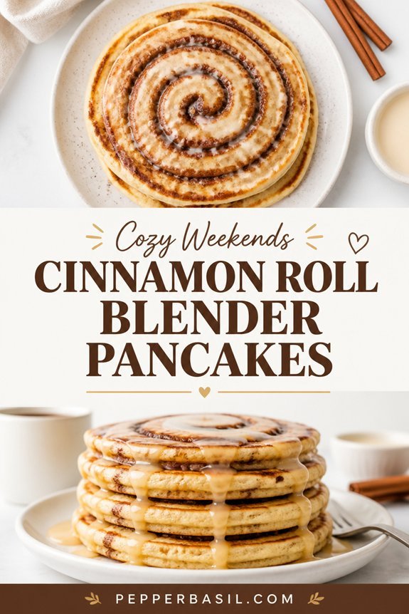 blender cinnamon pancakes recipe