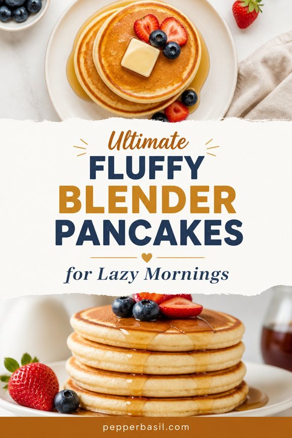 blender pancake recipe instructions