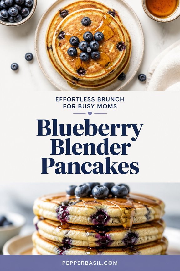 blueberry pancakes with blender