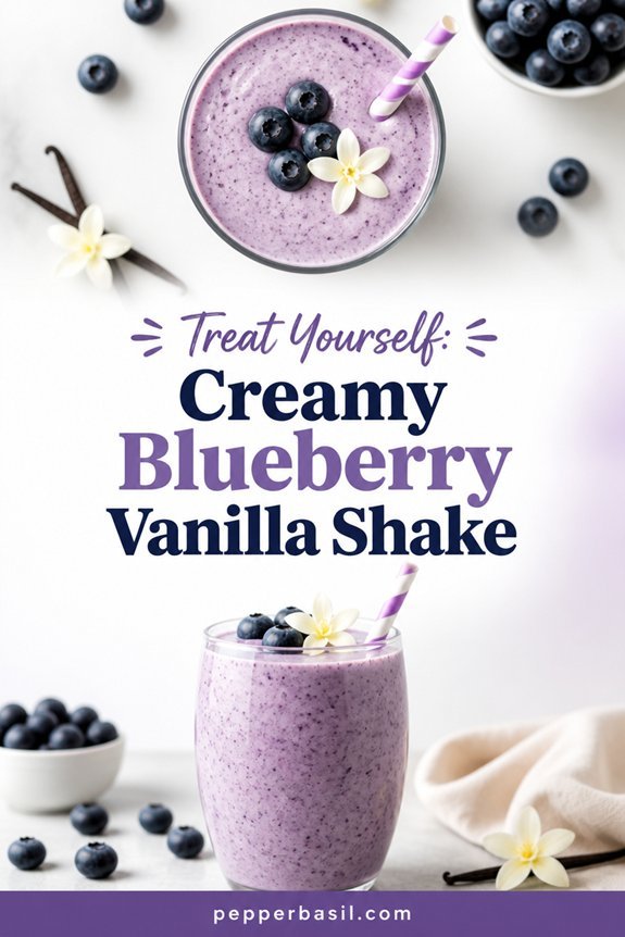 blueberry vanilla milkshake recipe